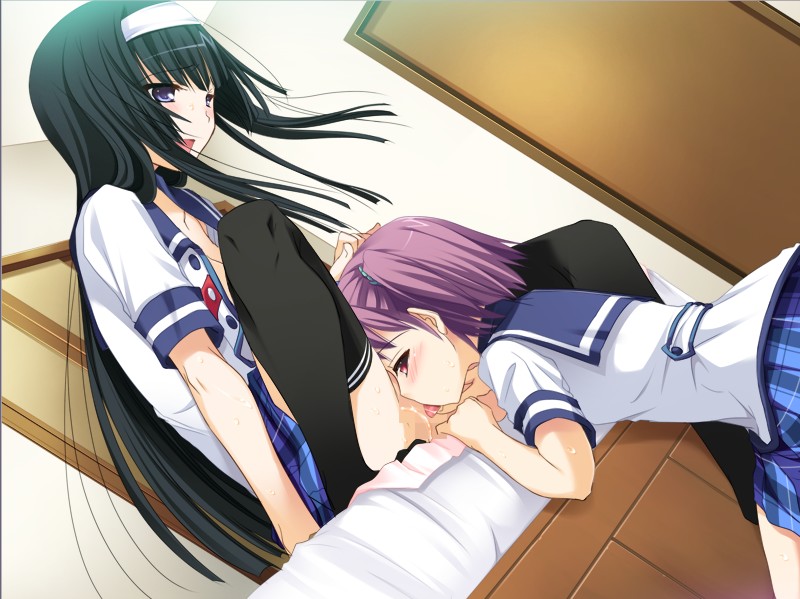 tsurumi mayu and kanzaki reika (school captain 2: kai ou wo nerae!) drawn by nakajima_yuka