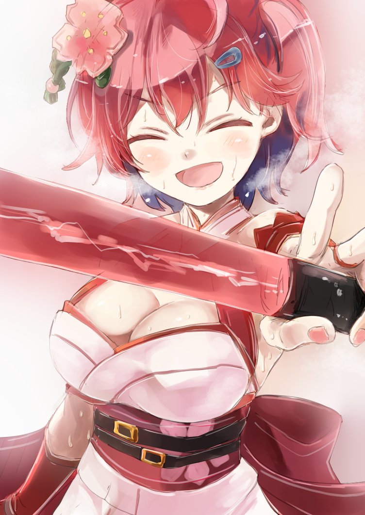 sakura miko (hololive and 1 more) drawn by yohane