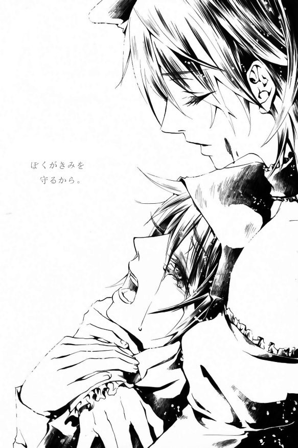 kagamine rin and kagamine len (vocaloid) drawn by hakuseki