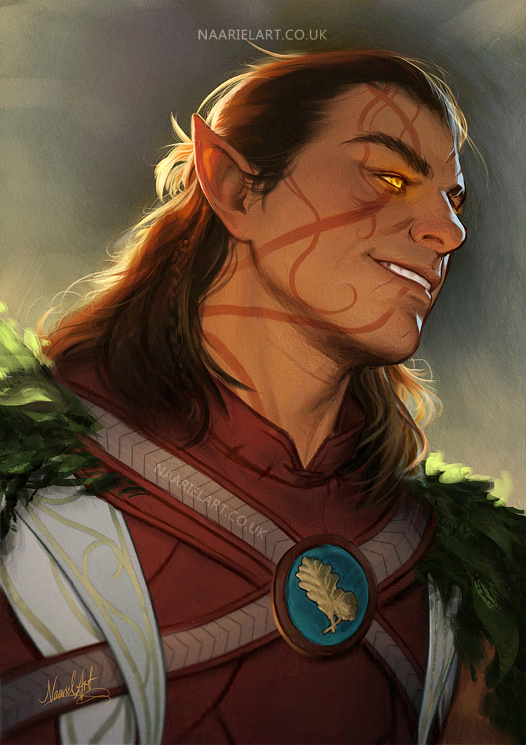halsin (dungeons & dragons and 2 more) drawn by naariel_art