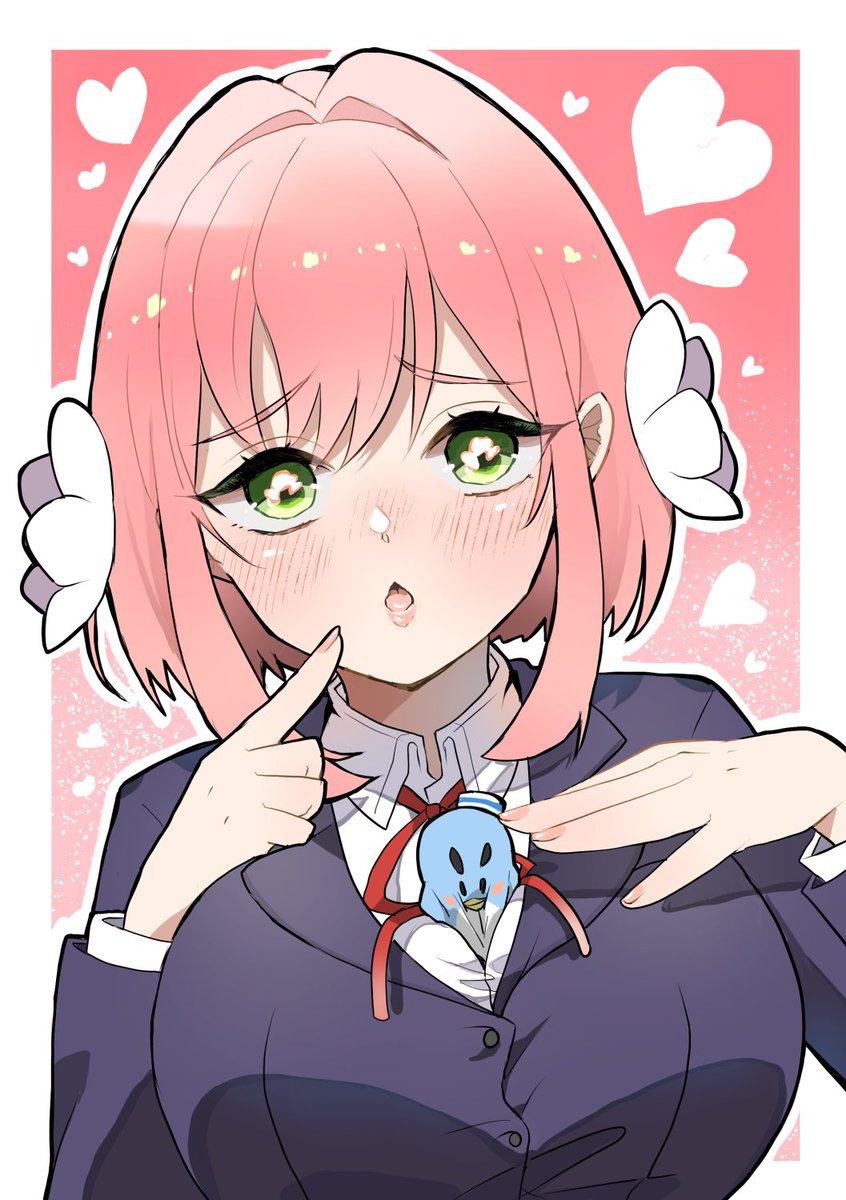 hanazono hakari (kimi no koto ga dai dai dai dai daisuki na 100-nin no kanojo) drawn by chacha_kamimaru