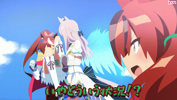 tokai teio, nice nature, and mejiro mcqueen (umamusume) drawn by ryuu_(ryuraconis)