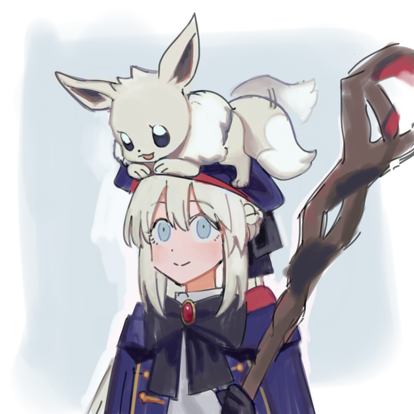 eevee and aesc (fate and 2 more) drawn by birdry