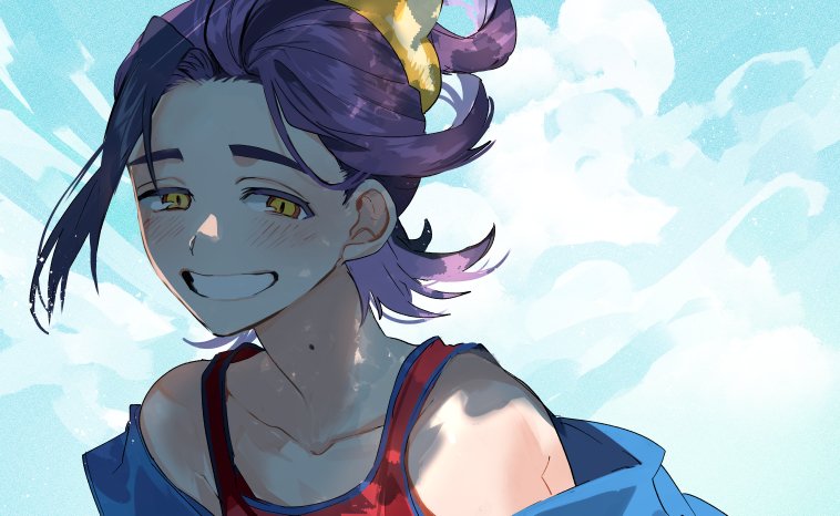 kieran (pokemon and 1 more) drawn by kyouichi