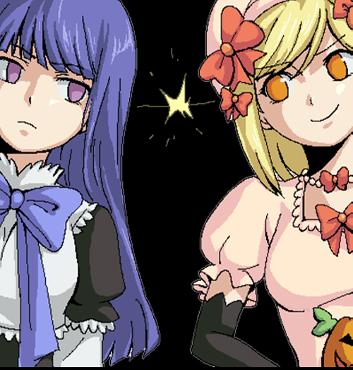 frederica bernkastel and lambdadelta (umineko no naku koro ni) drawn by 1_(artist)