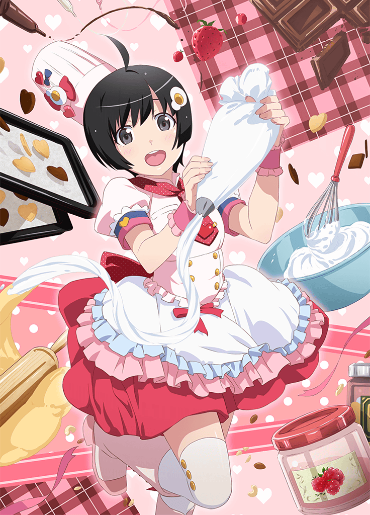 araragi tsukihi (monogatari and 1 more) drawn by watanabe_akio