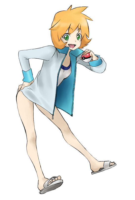 misty (pokemon and 1 more) drawn by sanpochi