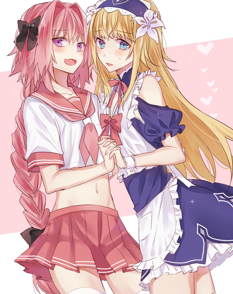 astolfo and chevalier d'eon (fate and 2 more) drawn by noka_(blackheart1118)