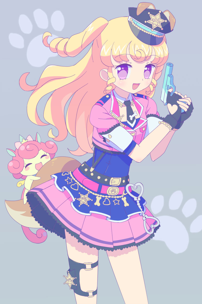 yumekawa yui and punicorn (pretty series and 2 more) drawn by ku_(residual666)
