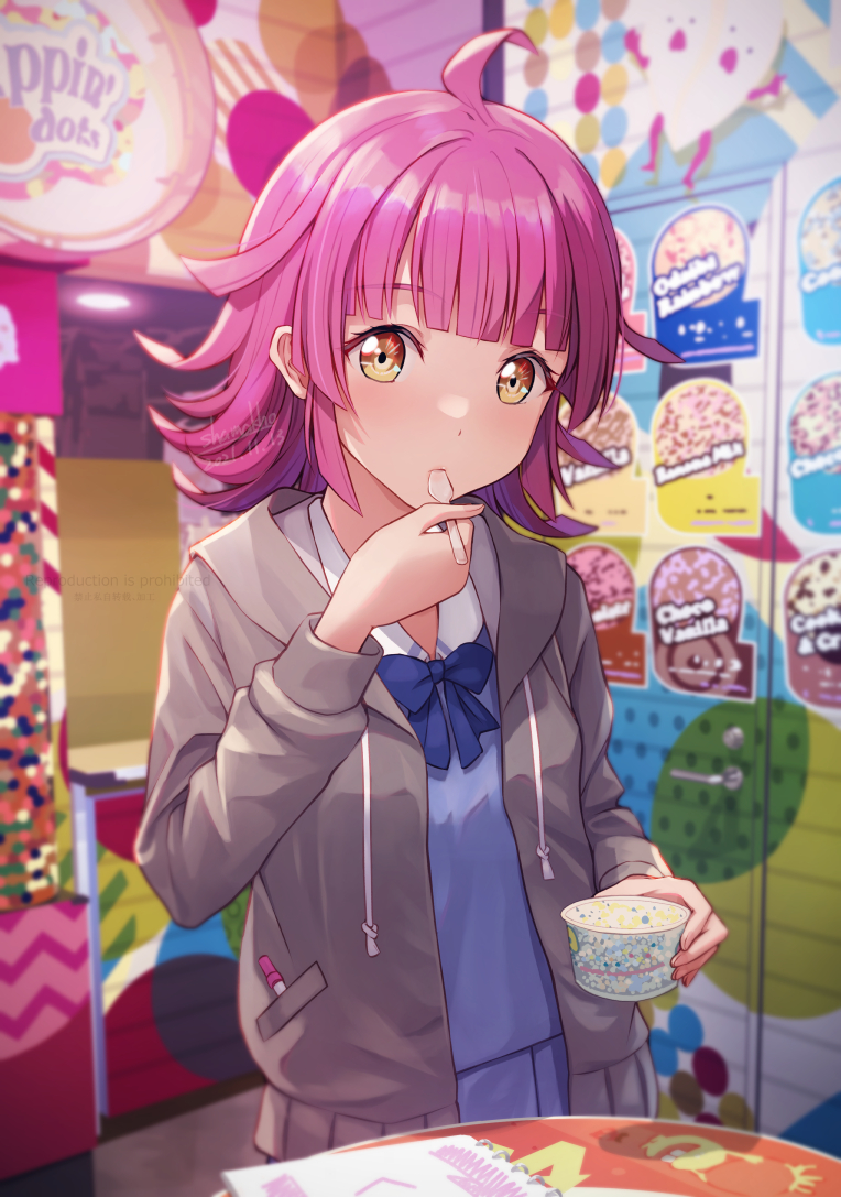 tennoji rina (love live! and 1 more) drawn by shamakho