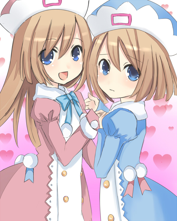rom and ram (neptune and 1 more) drawn by mikan_no_shiru