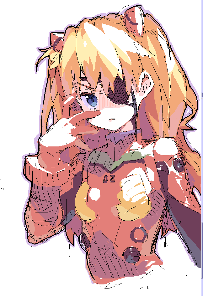 souryuu asuka langley (neon genesis evangelion and 2 more) drawn by yasu