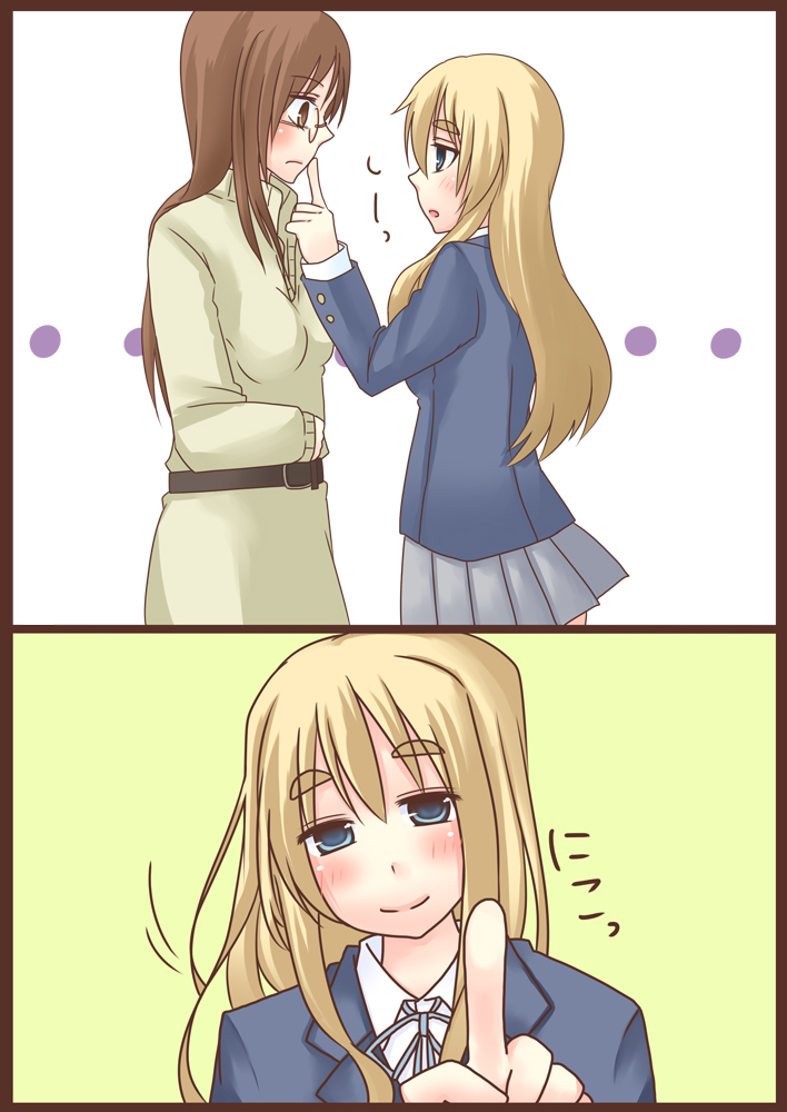 kotobuki tsumugi and yamanaka sawako (k-on!) drawn by aoiz