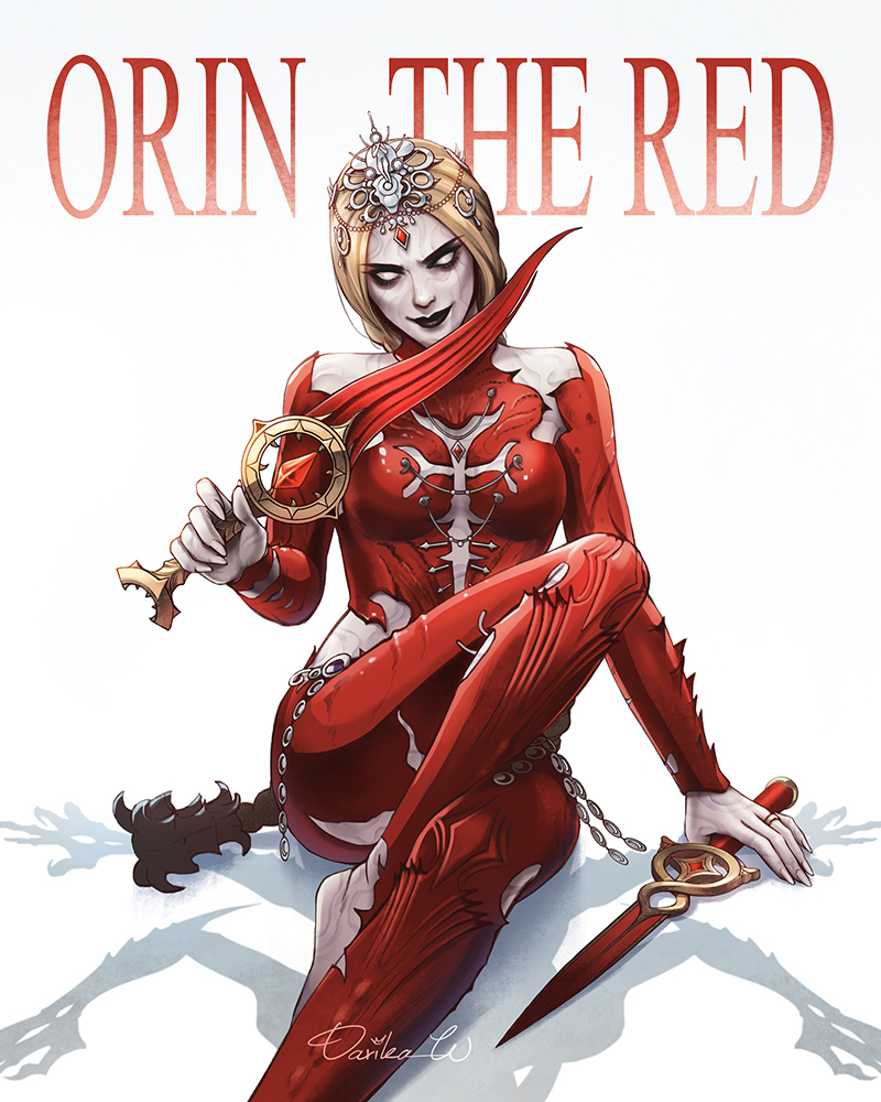 orin the red (dungeons & dragons and 2 more) drawn by darikaart