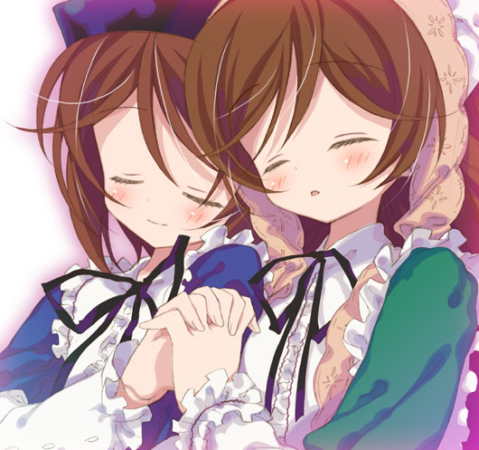 suiseiseki and souseiseki (rozen maiden) drawn by moriki_takeshi