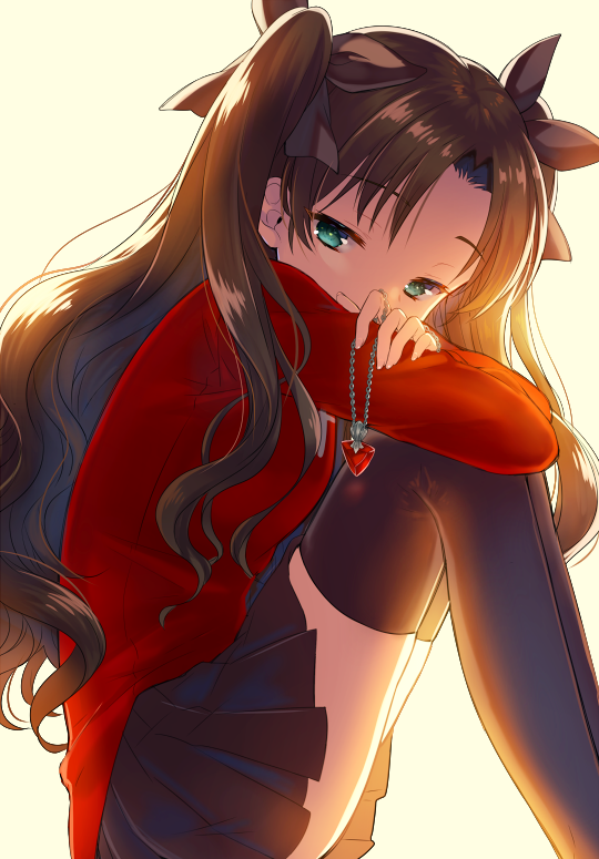 tohsaka rin (fate and 1 more) drawn by himaya