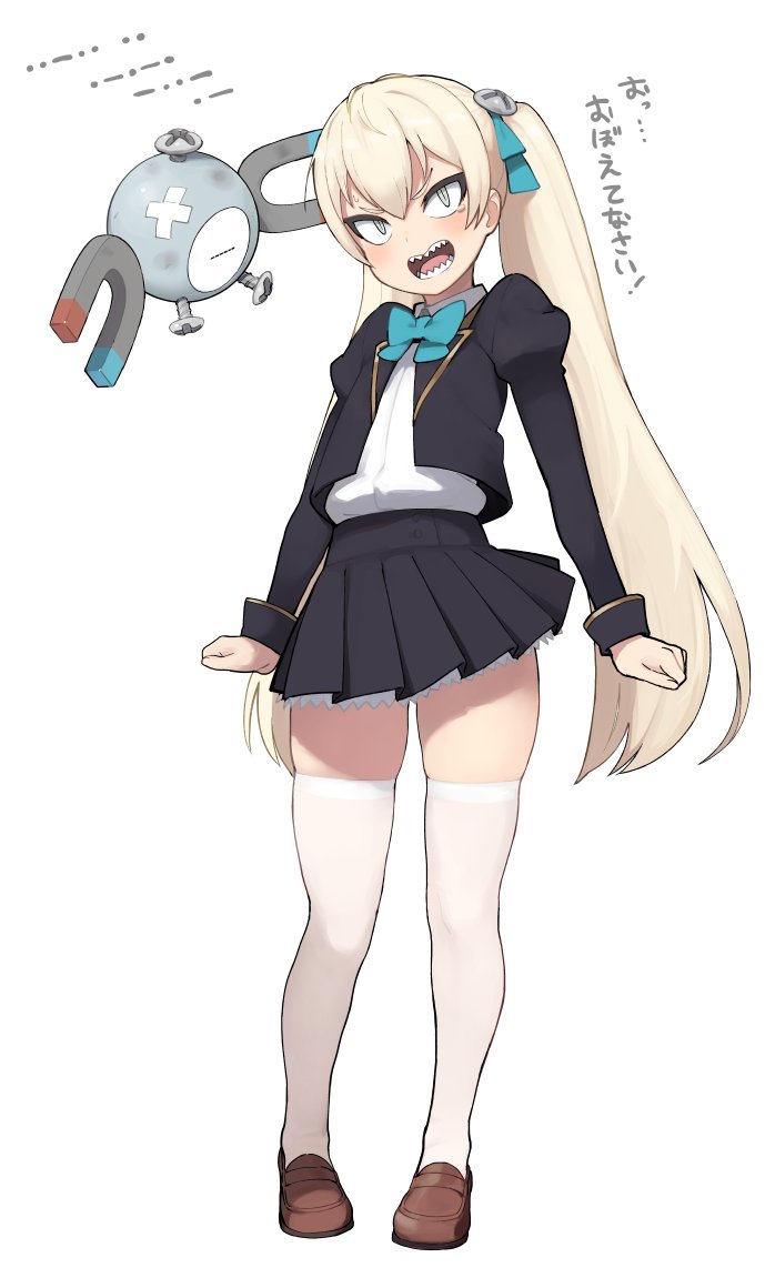 magnemite and magne (original and 1 more) drawn by accio