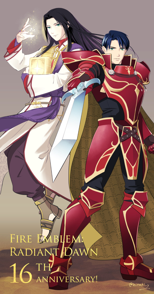 zelgius and sephiran (fire emblem and 1 more) drawn by hitaki_y