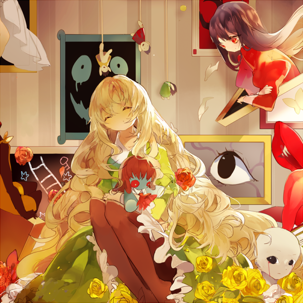 mary and lady in red (ib) drawn by fongjlf