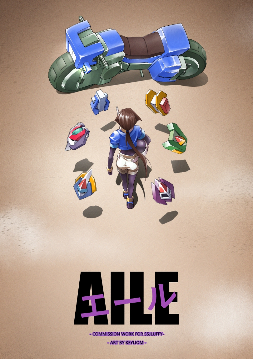 aile, model x, model z, model l, model p, and 2 more (mega man and 3 more) drawn by keyliom