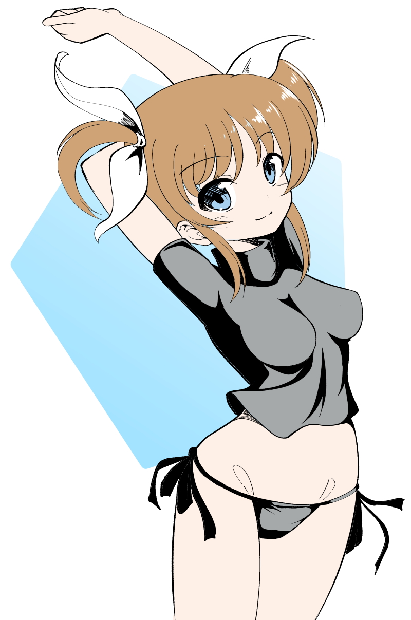 takamachi nanoha (lyrical nanoha and 1 more) drawn by rebirth42000