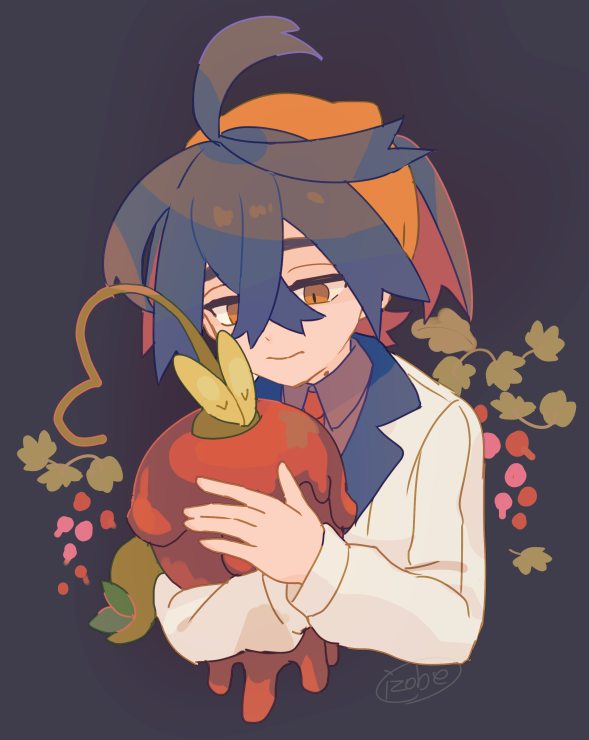 kieran and dipplin (pokemon and 1 more) drawn by komoreg