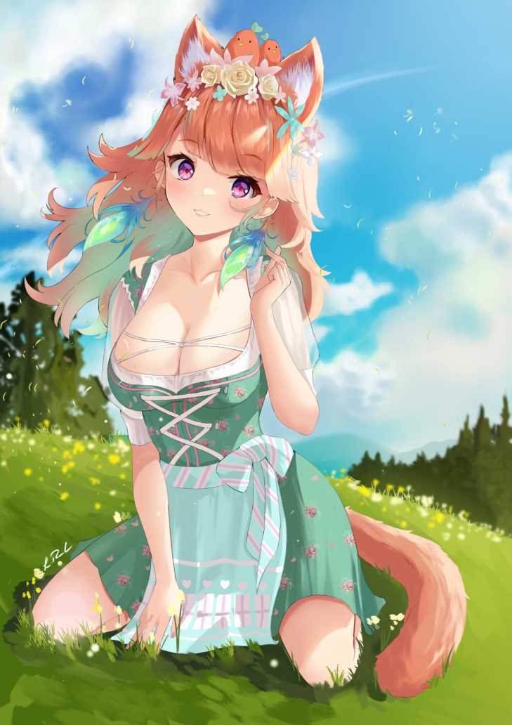 takanashi kiara (hololive and 1 more) drawn by lukas_reule