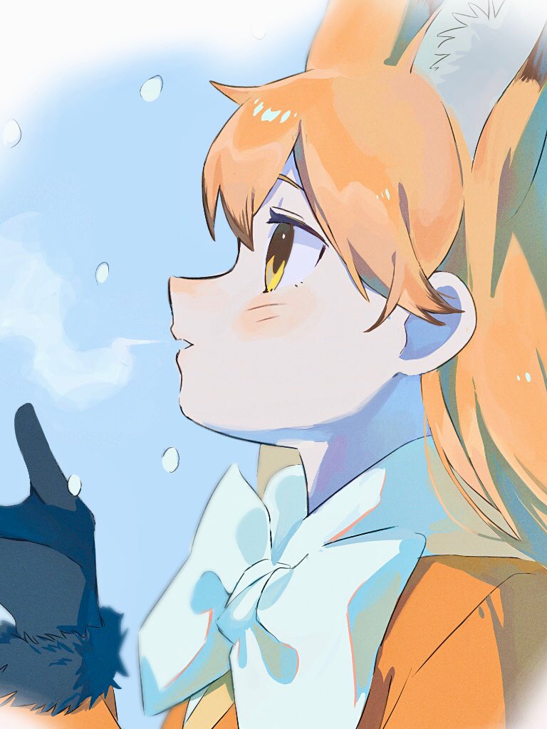 ezo red fox (kemono friends) drawn by mimu_umui