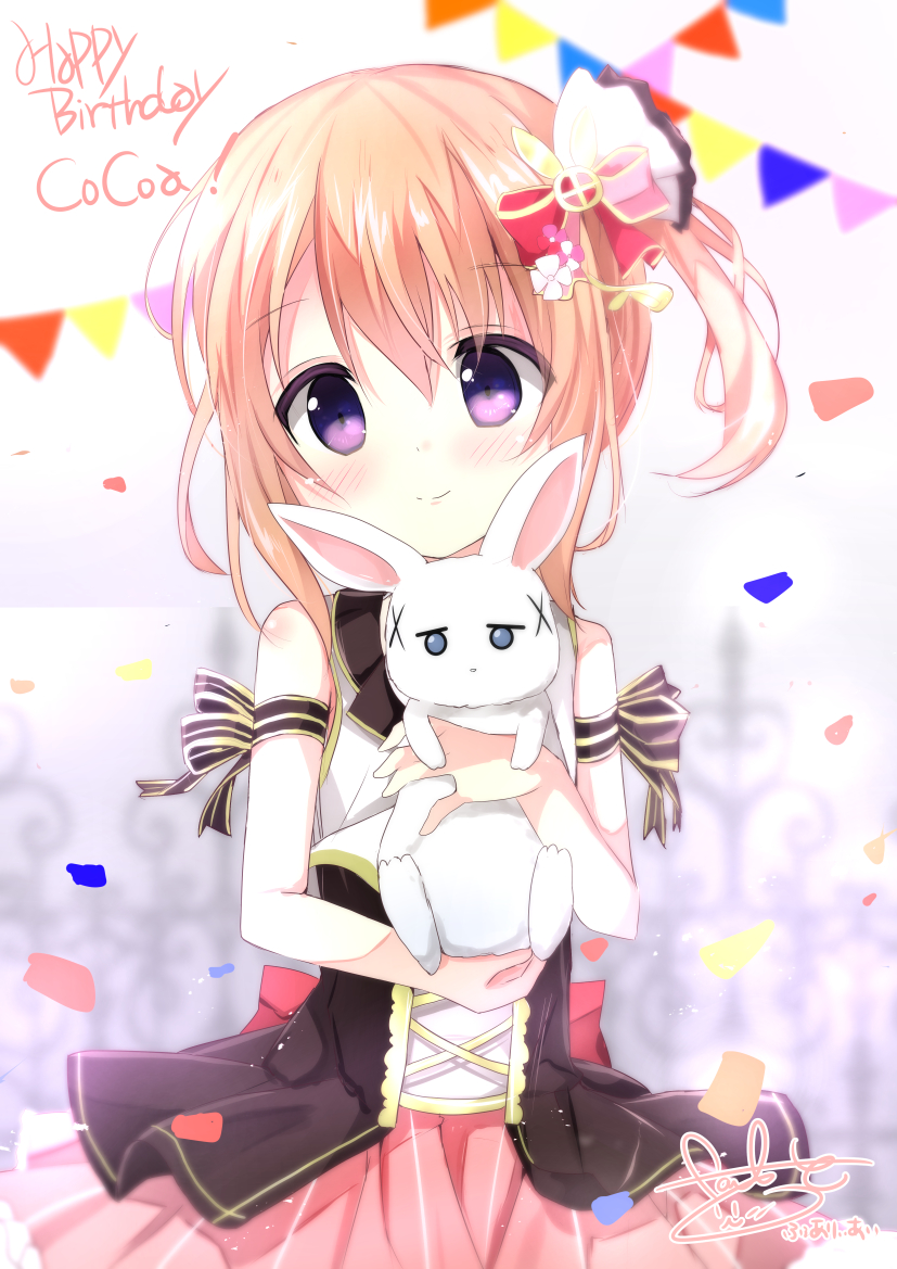 kafuu chino and hoto cocoa (gochuumon wa usagi desu ka?) drawn by kouda_suzu