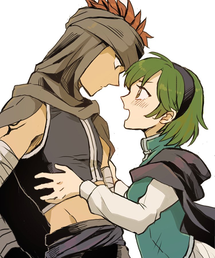 nino and jaffar (fire emblem and 1 more) drawn by noshima