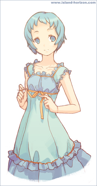 yamagishi fuuka (persona and 1 more) drawn by h2so4