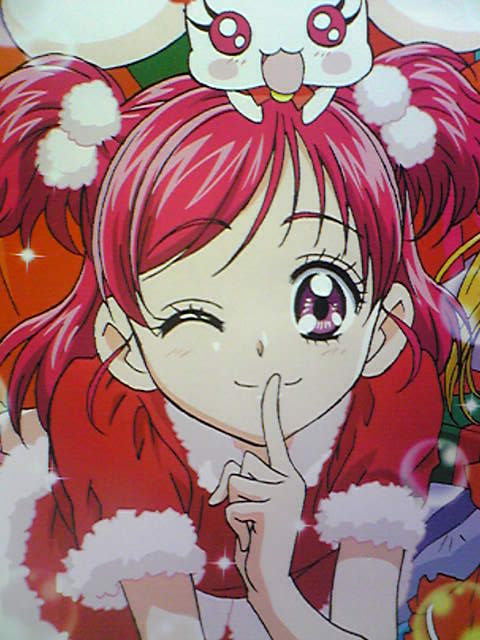 yumehara nozomi and milk (precure and 1 more)