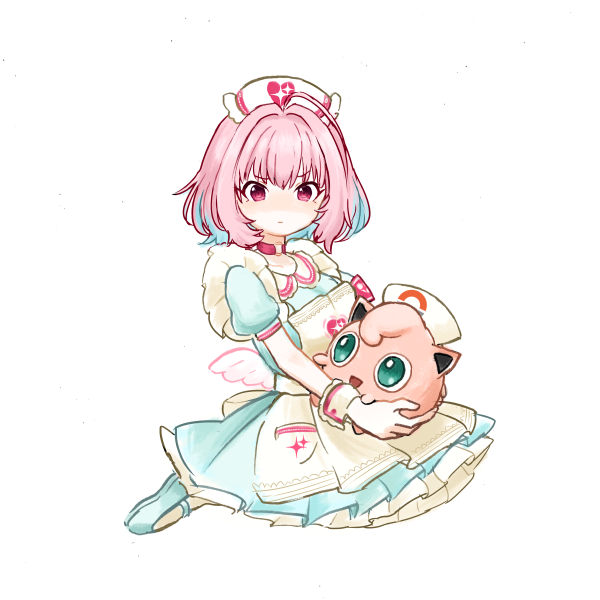 yumemi riamu and jigglypuff (pokemon and 2 more) drawn by 390oo