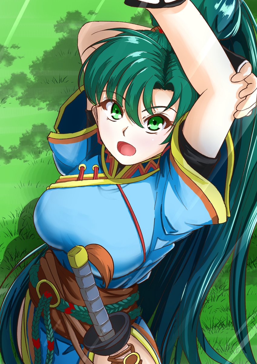 lyn (fire emblem and 1 more) drawn by boo_cipher