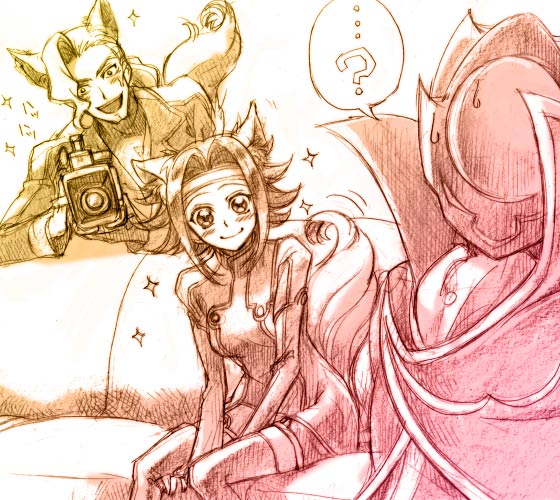lelouch vi britannia, kouzuki kallen, zero, and diethard ried (code geass) drawn by hisaki_yukari