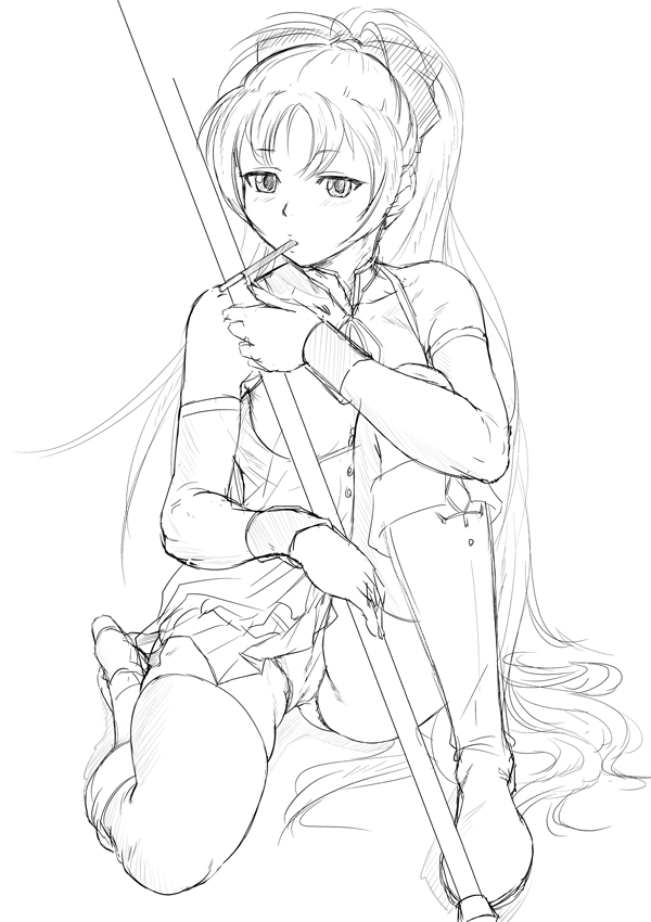 sakura kyoko (mahou shoujo madoka magica) drawn by doku_sasori