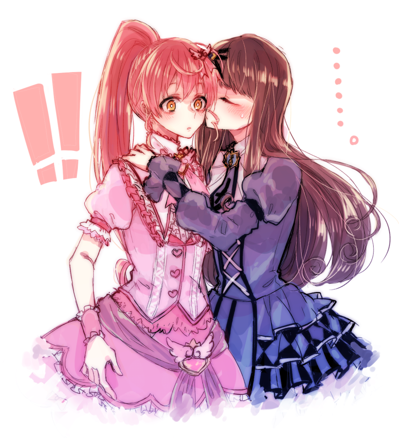 kurosu aroma and shiratama mikan (pretty series and 1 more) drawn by tadano_kagekichi