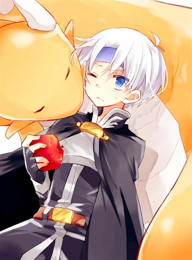 schezo wegey and dragon (puyopuyo) drawn by tsuka_(raikousama)