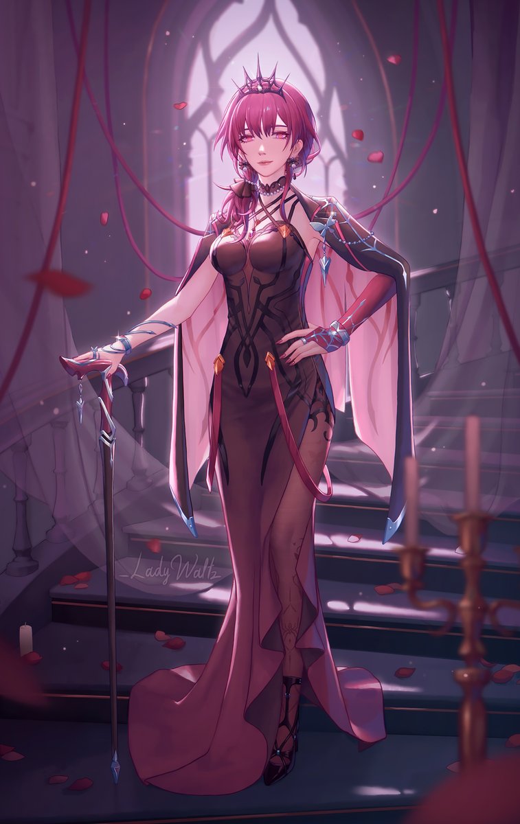 kafka (honkai and 1 more) drawn by ladywaltz