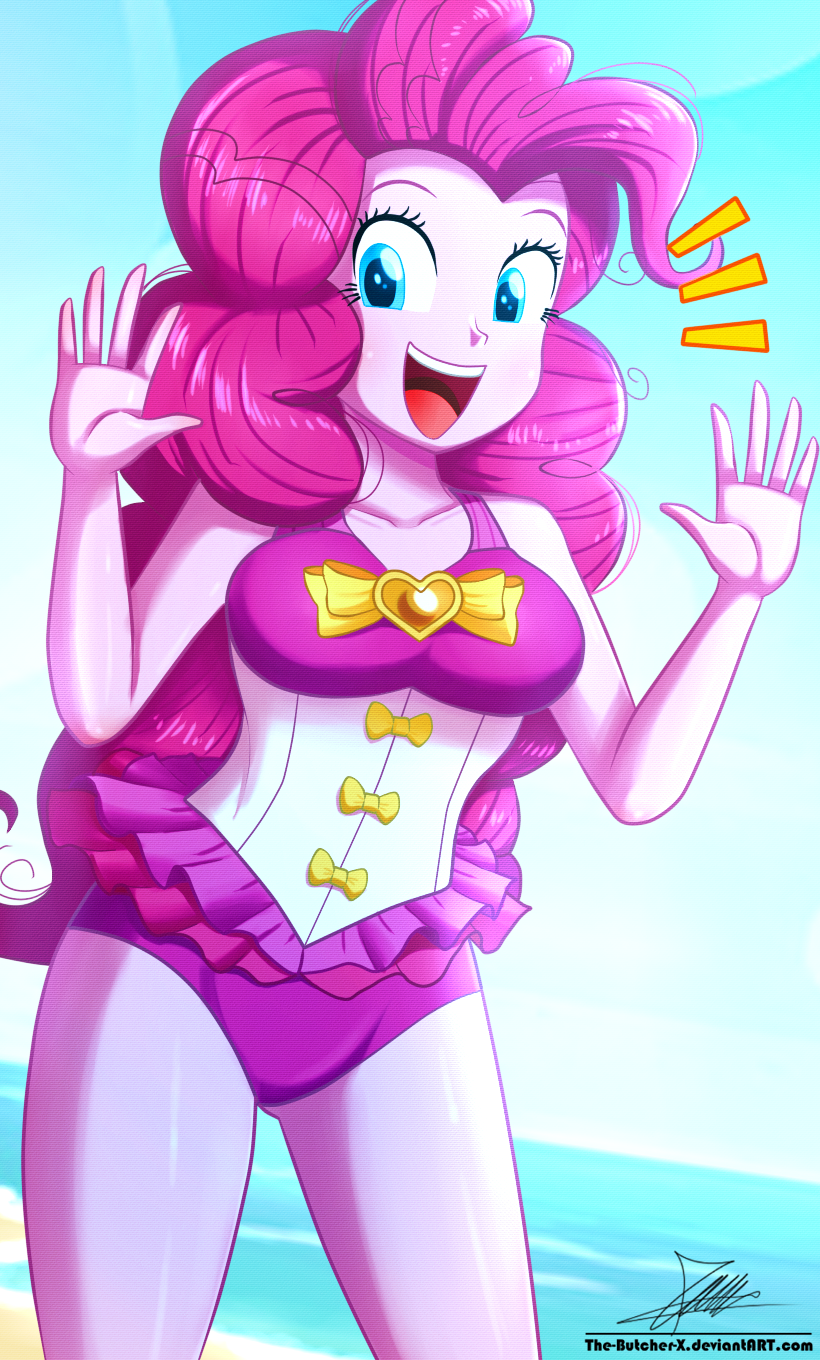 pinkie pie (my little pony and 2 more) drawn by the-butcher-x