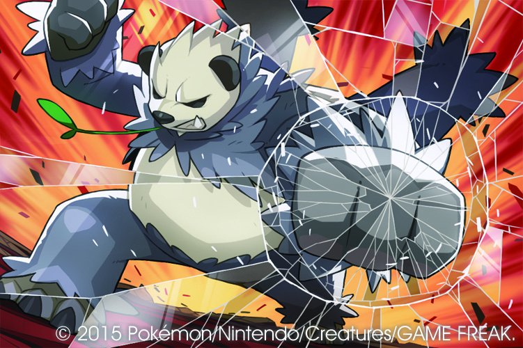 pangoro (pokemon and 1 more) drawn by saitou_naoki