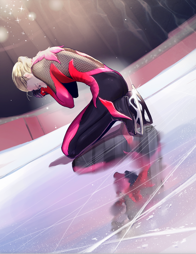 yuri plisetsky (yuri!!! on ice) drawn by amg_(nwmnmllf)