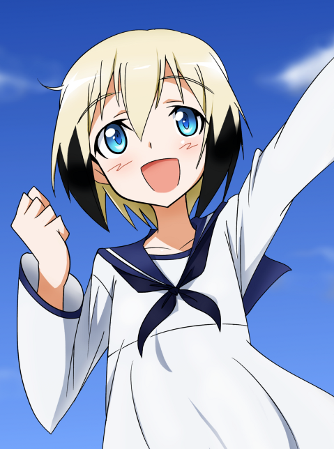 miyafuji yoshika and erica hartmann (world witches series and 1 more) drawn by tokiani
