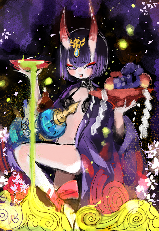 shuten douji (fate and 1 more) drawn by sahau228