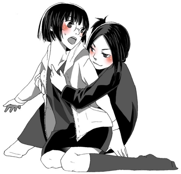 sonohara anri and karisawa erika (durarara!!) drawn by aion_(aiion)