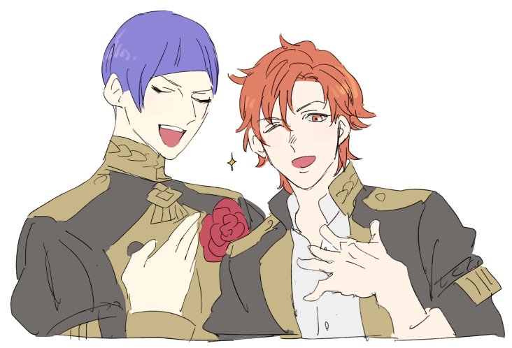 sylvain jose gautier and lorenz hellman gloucester (fire emblem and 1 more) drawn by panco500
