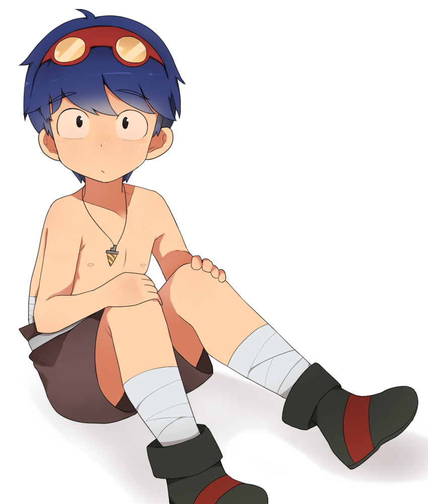 simon (tengen toppa gurren lagann) drawn by milk_(impermanent)