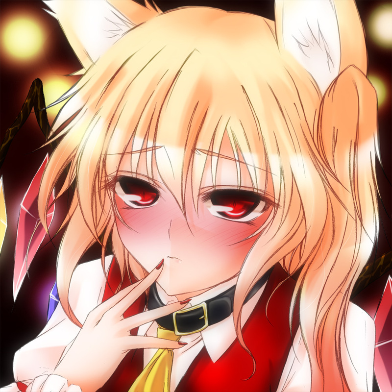 flandre scarlet (touhou) drawn by hazuki_kasane