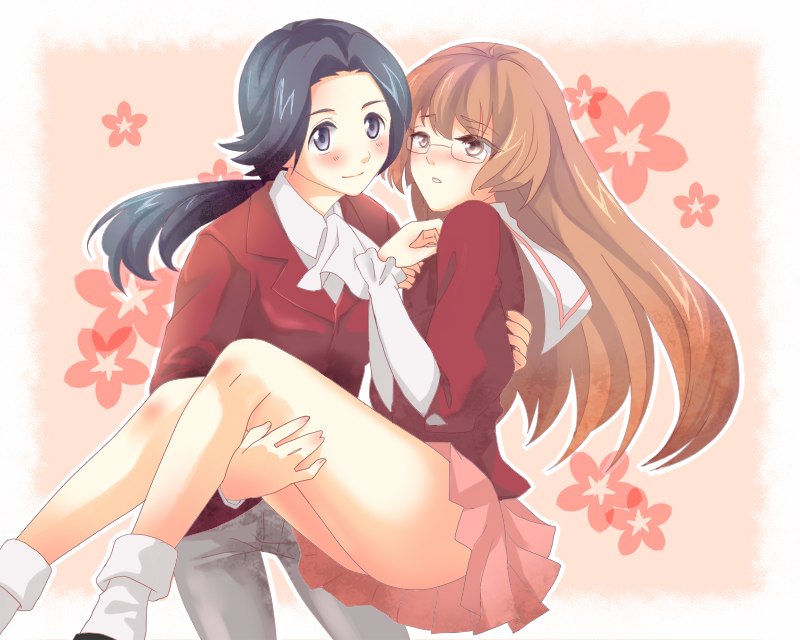 katsuragi keima and goidou yui (kami nomi zo shiru sekai) drawn by kobayashi_(pixiv_166513)