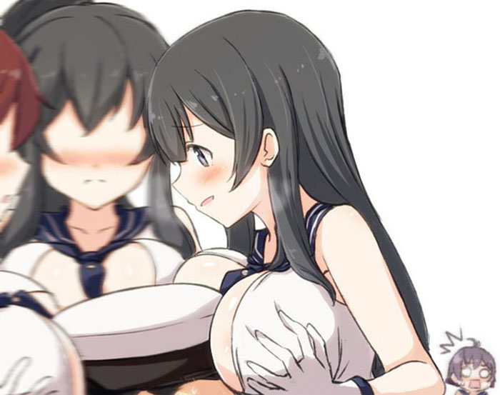 admiral, yahagi, noshiro, agano, and sakawa (kantai collection) drawn by engiyoshi
